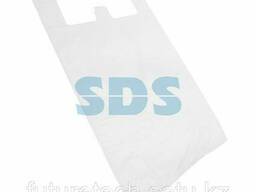 Пакет майка ПНД 42+20*75, 15мкм белая (100шт. /уп)