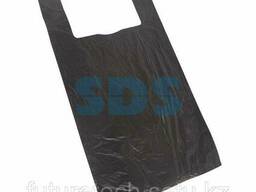 Пакет майка ПНД 42+20*75, 15мкм черная (100шт. /уп)