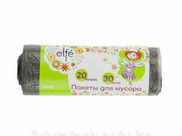 Пакеты для мусора 20 л х 30 шт, серые,  Elfe