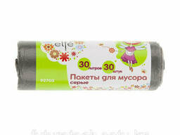 Пакеты для мусора 30 л х 30 шт, серые,  Elfe