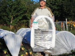 Парник - теплица «Подснежник/Вырастайка» [от 3 до 8 метров] с укрывным материалом спанбонд