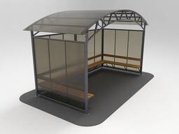 Павильон для курения, L= 2000-6000 мм, B= 1650-4000 мм, H= 2300-2650 мм в Алматы