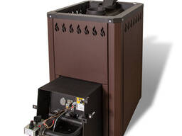 Печь для бани и сауны Kurgan Comfort 16 Gaz/Drova (с горелкой)