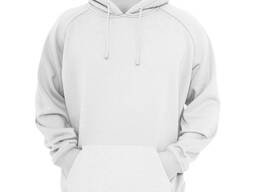 Печать на белой худи