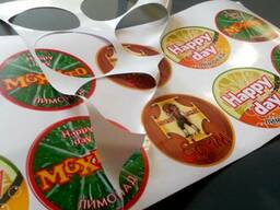 Печать на пленке эко сольвент с подвысечкой