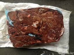 Печень говяжья блочная заморозка Польша