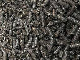 Пеллета гранулированная (из лузги подсолнечника) от производителя.