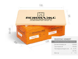 Пеноплэкс комфорт {30х585х1185 мм}