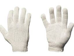 Перчатки х/б без нанесения ПВХ, 10 класс вязки, 5 нитей