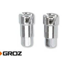 Переходник-насадка цилиндрической формы из черных металлов для смазочного шприца GROZ. ..