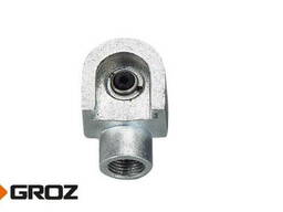 Переходник-насадка цилиндрической формы из черных металлов для смазочного шприца GROZ. ..