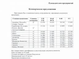 PGS (Ақтөбе) және Қиыршық тастардың барлық түрлері