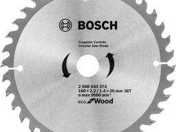 Пильный диск по дереву ECO WO 160х20/16 мм 36T Bosch 2608644374