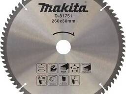 Пильный диск универсальный 260x30x2.6/1.8x80T Makita D-81751