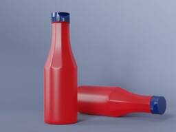 Пластиковая бутылка для кетчупа, соуса, майонеза, сгущённого молока