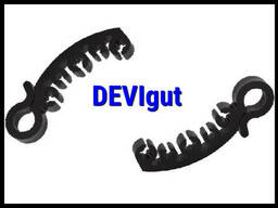 Пластиковое крепление кабеля в желобах DEVIgut