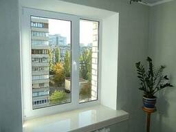 Пластиковые окна. Кухня. (кирпичный дом)