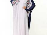 Платье большого размера с узором - фото 2