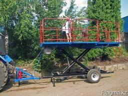 Платформа прицепная садовая для обрезки сада ППС