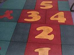 Плитка резиновая с рисунком