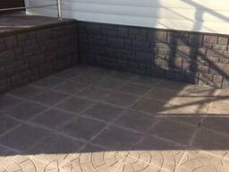 Тротуарная плитка полимер-песчаная