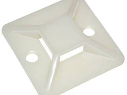 Площадка самоклеющаяся 25*25 под хомуты (100шт. ) ИЭК