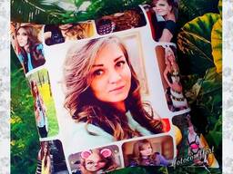 Подушки с фото, печать фото на заказ Алматы, фото на подушке