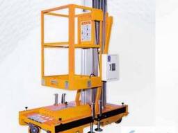 Подъёмная рабочая платформа с одной мачтой