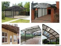 Сотовый поликарбонат для навесов, козырьков и беседок