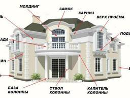 Декоративные элементы и лепнина для отделки фасада