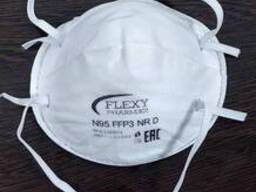 Полумаска, фильтрующая (чашеобразная) с клапаном выдоха, модель N95, FFP1