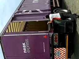 Полуприцепшторка Новый ПВХ тент 90-130 куб. м. 16,7 метра, 3 оси