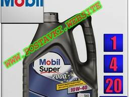 Полусинтетическое моторное масло mobil super 2000 x1 10w40