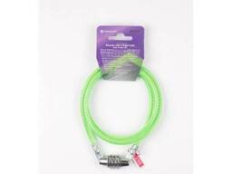 Помощник Замок велосипедный кодовый 3-х значный(Ø троса-6мм, L троса-920мм) 49983 P005K. ..