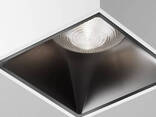 Потолочный светильник Alfa LED 4000K 1x12Вт 24° квадратный - фото 1