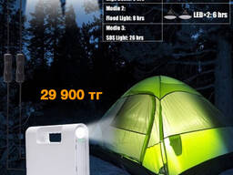 Повербанк, мощный фонарь и фара дальнего света