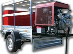 Пожарные мотопомпы, гейзеры.