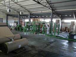 Предлагается Б/У оборудование для производства бытовых бумажных пакетов и