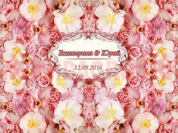 Пресс стена по индивидуальному заказу для праздника