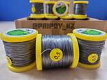 Припой ПОС-61ТК ф0,5 олово 60% свинец 40% трубчатый с канифолью катушка 0,2 кг штука - фото 2