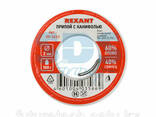Припой с канифолью Rexant, 100 г, d=2.0 мм, (Sn60 Pb40. .. - фото 2