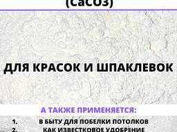 Природный мел порошок. Карбонат кальции 98%