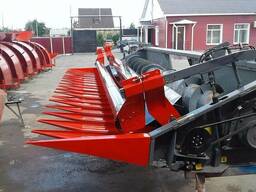 Приставка на жатку для уборки подсолнечника