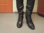 Продам демисезонные кожаные сапоги - фото 3