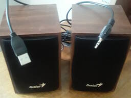 Продам компьютерные 2 звуковые колонки Genius . В отличном состоянии Ц. 5 000 тг. Т.