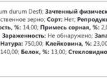 ПРОДАЁТСЯ ПШЕНИЦА 4 КЛАСС (ТВЕРДАЯ ЯРОВАЯ) - фото 2