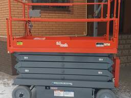 Аренда ножничного подъемника 12м. Электрический самоходный.