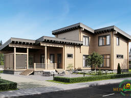 Построим дом, проект дома клееный брус № 85.