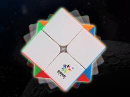 Профессиональный Кубик 2 на 2 Yuxin/цветной пластик/Для Профи/Подарок