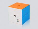 Профессиональный Кубик 2 на 2 Yuxin/цветной пластик/Для Профи/Подарок - фото 1